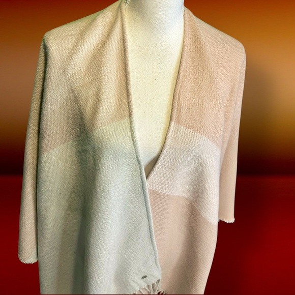 NWT Soia & Kyo ‘Miku Scarfigan’ in Pink & Cream Colorblock OS - Picture 7 of 16